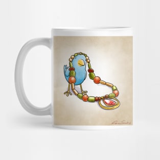 Fashion Bird - Necklace Mug